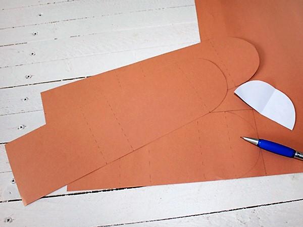 Osterhasen gift wrapping: ausschneiden Osterhasen gift wrapping aus Pappe einfach selber machen auch für Kinder