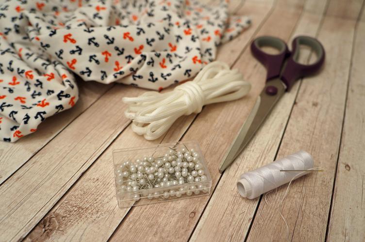 Materialien zum selber machen und n&auml;hen vom Stoff T&uuml;rstopper