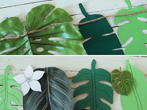 Sommerparty Girlande: Zusammensetzen Girlande zusammenbinden