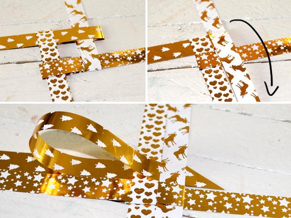 Fröbel chain of light: Schritt 1 Fröbelsterne selber falten Anleitung