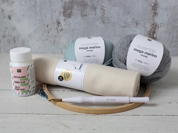 Punch Needle Wal f&uuml;r das Kinderzimmer