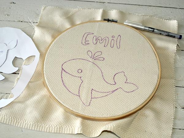 Punch Needle_Wal: zeichnen