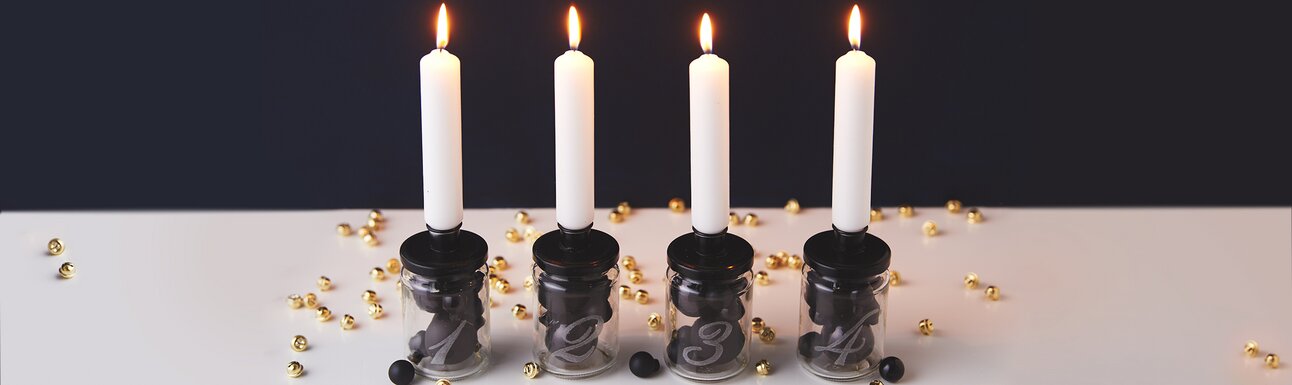 Adventskranz Schraubglas
