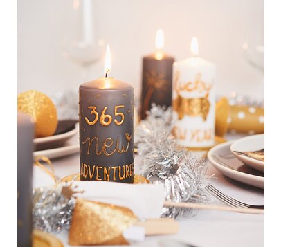 Kerzen für Silvester