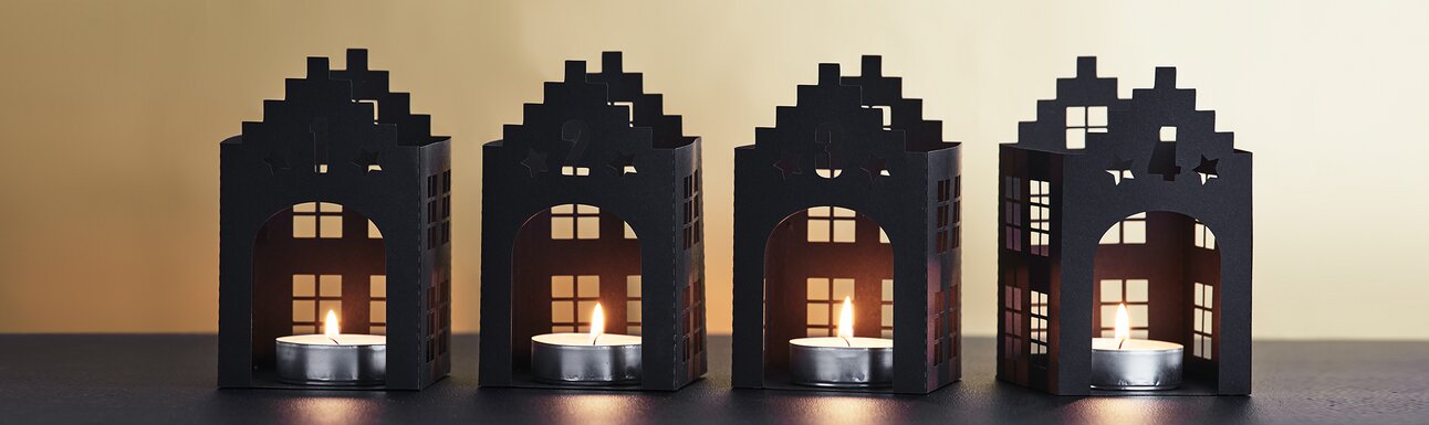 Adventshäuser plotten