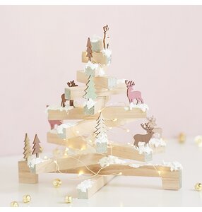 Tannenbaum aus Holz gestalten 