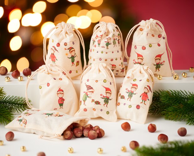 stoffbeutel mit servietten