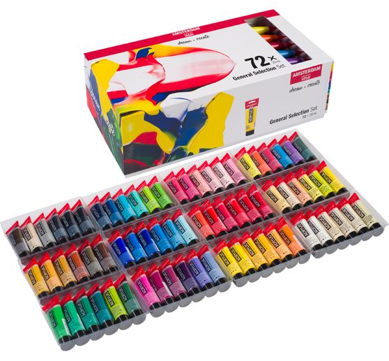 Talens AMSTERDAM Acrylic paint set "All in", 72 x 20 ml