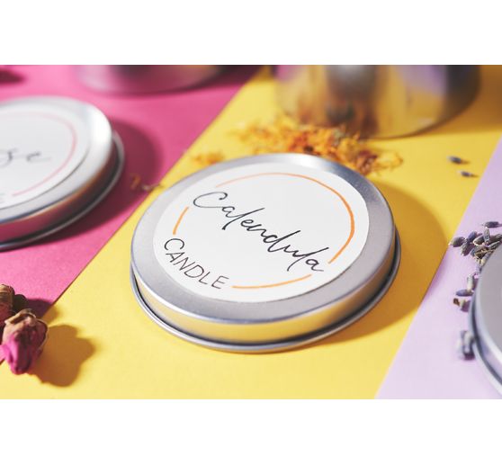 VBS Metal cans / Soap tins "Round", 12 pieces