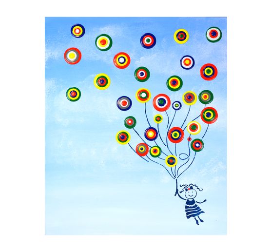 &Scaron;ablona Blob Paint "Balloon girl"