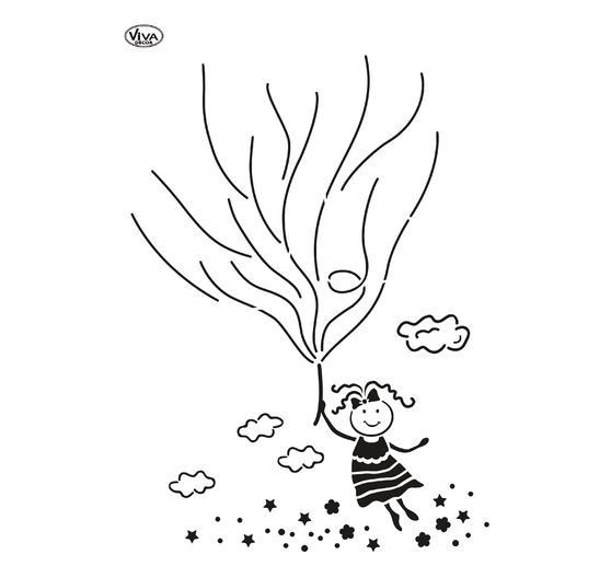 &Scaron;ablona Blob Paint "Balloon girl"