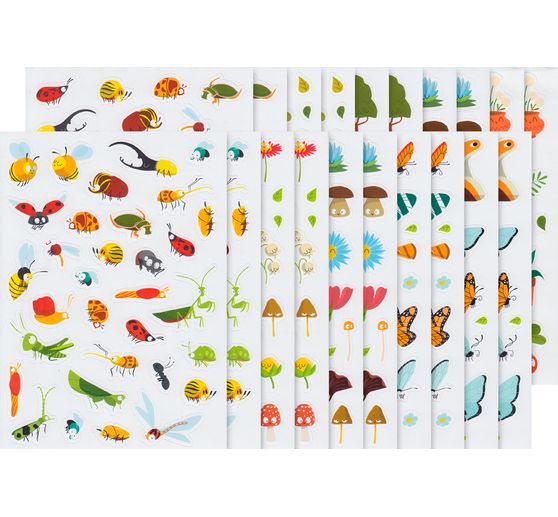 Sticker-Book "Happy Nature" 674 pieces