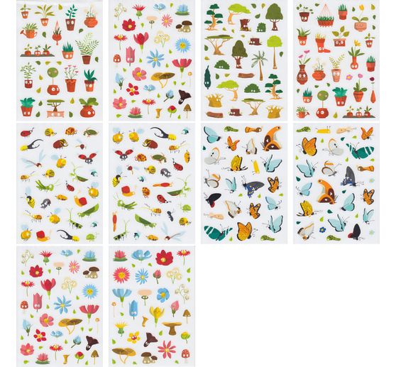 Sticker-Book "Happy Nature" 674 pieces