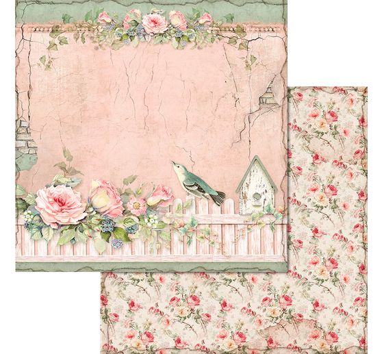 Scrapbook block "House of Roses"