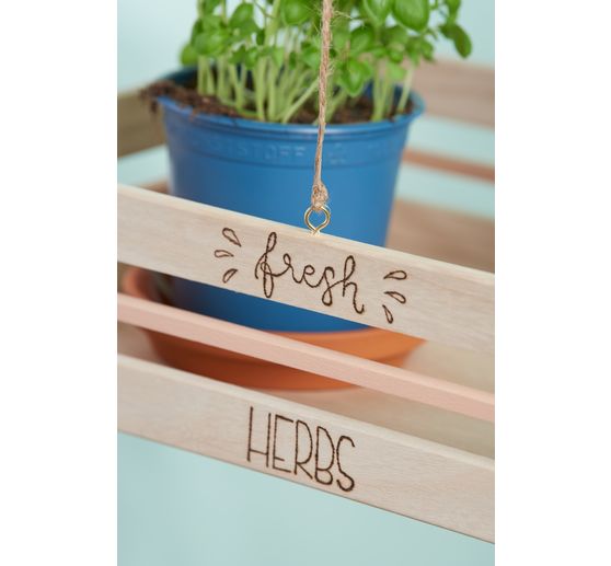 VBS Dřevěné krabičky, ploché, sada 3 kusů