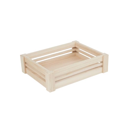 VBS Dřevěné krabičky, ploché, sada 3 kusů