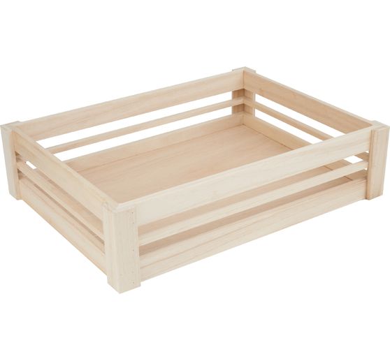 VBS Dřevěné krabičky, ploché, sada 3 kusů