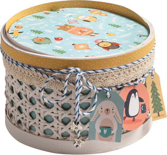 Blok s motivem "Zimní kouzlo"