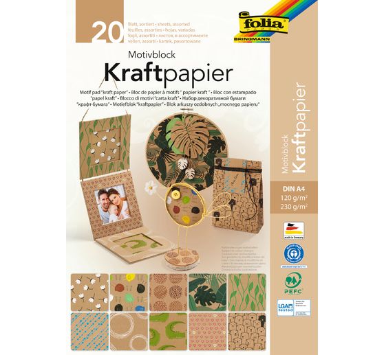 Blok s motivem "Happy