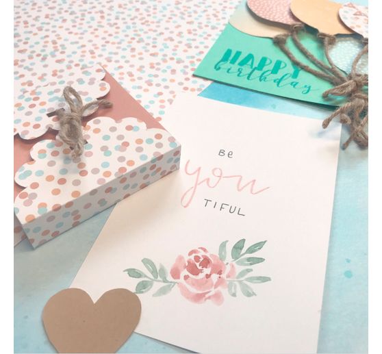 Motif cardboard "Dots Pastel"