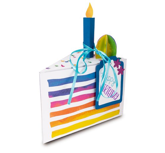 Motif photo cardboard "Watercolor Rainbow"