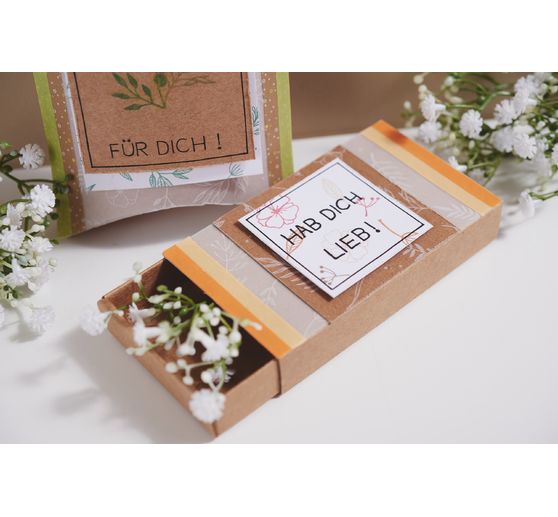 Průsvitný papír "listy"