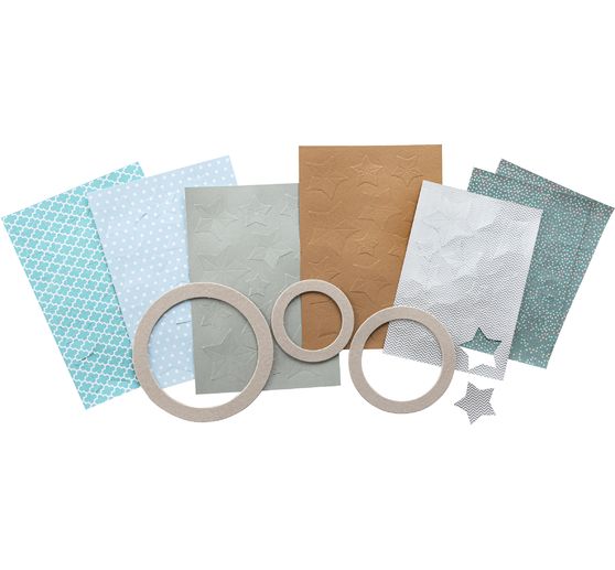 Star wreath craft set "Natural"