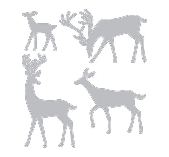 Výseková šablona Sizzix Thinlits "Darling Deer by Tim Holtz"