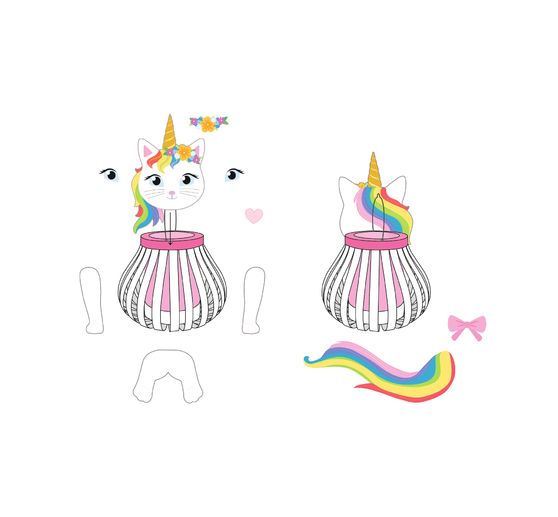 Lantern craft kit "Kittycorn"