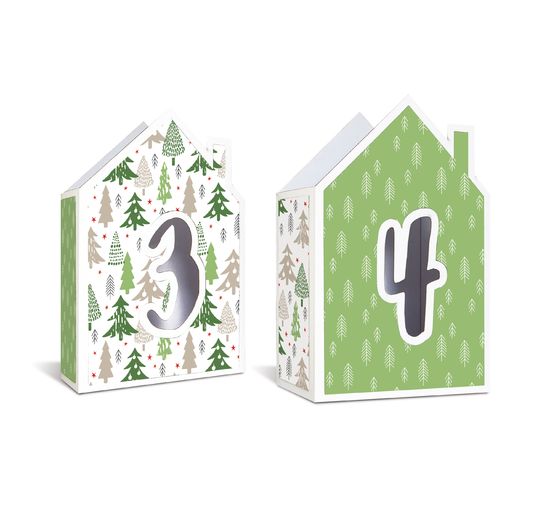 Motif photo cardboard "Christmas trees"