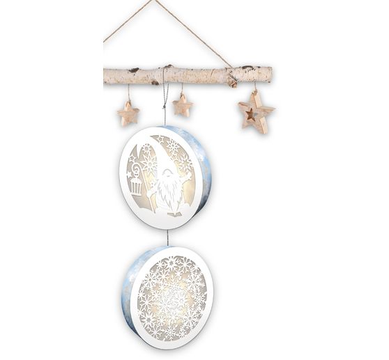 Lightboxes "Gnome & Snowflakes", set of 2