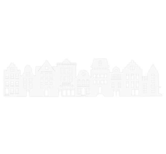 VBS papírová silueta "Domy"