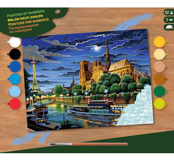 Painting by numbers "Paris"