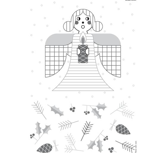 Sample folder chalk marker "Xmas in the air", 3 sheets