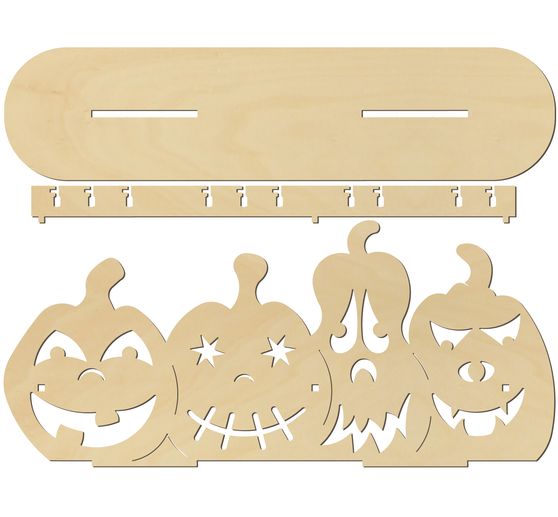 wooden pumpkins, lightable