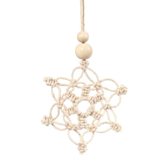 Sada na tvoření "Makramé" "Sněhové vločky"