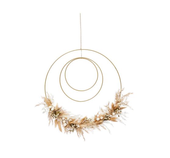 Kovový prsten "Circle", zlatá barva