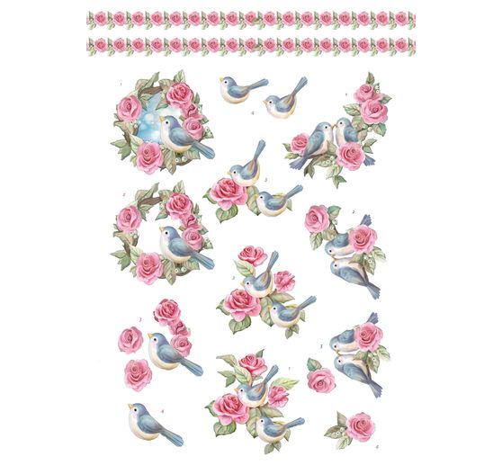 3D punching sheet book "Spring Animals"