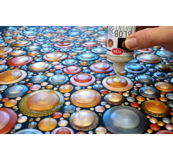 Viva Decor Blob Paint, 90 ml, metalická/lesklá