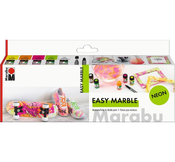 Marabu EASY MARBLE-Set "NEON"