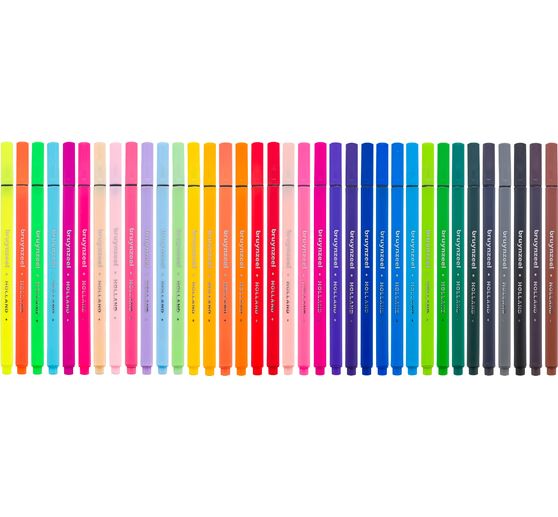 Bruynzeel Fineliners-set 36 colours