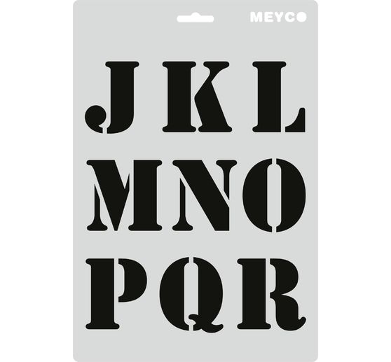 Stencil set "Letters & Numbers"