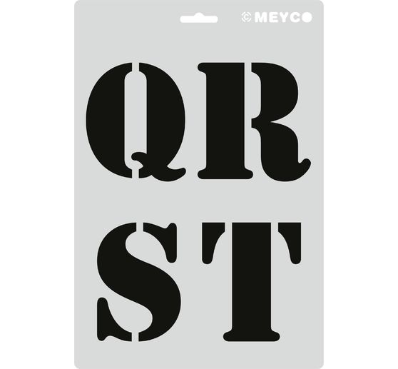 Stencil set "XL letters"