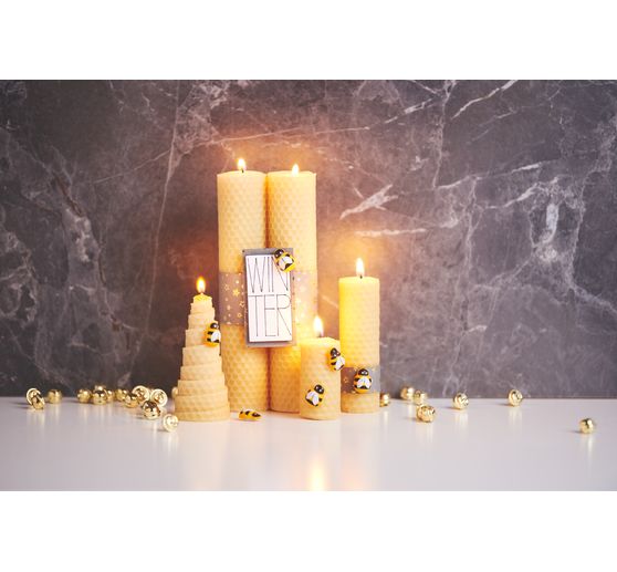 Beeswax honeycomb panels