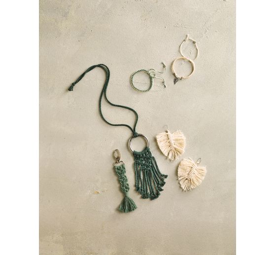 Macramé-Jewellery set "Choose Happy"