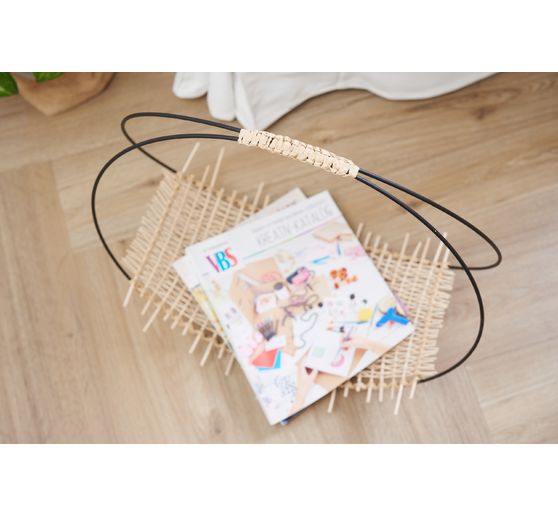 Kovový kroužek "Circle", černý