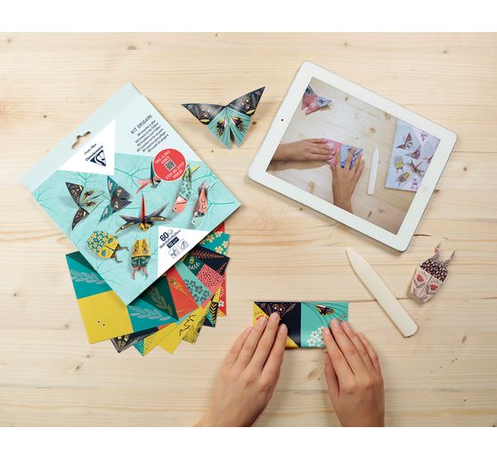 Folding paper-assortment "Insects", 60 sheets