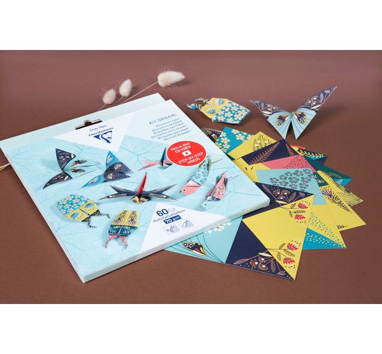 Folding paper-assortment "Insects", 60 sheets