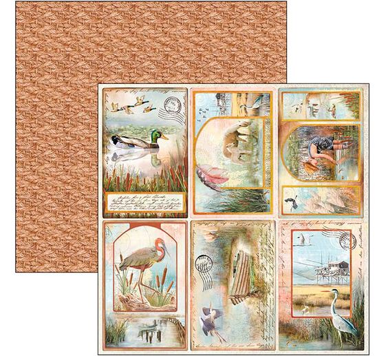 Scrapbook-Paper "Delta", 12 sheets, 30,5 x 30,5 cm