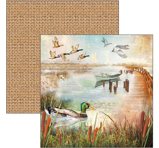 Scrapbook-Paper "Delta", 12 sheets, 30,5 x 30,5 cm